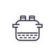 septic-tank-line-icon-on-white-vector